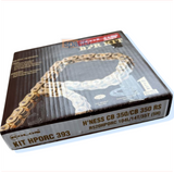 Honda highness cb350 / RS 350 Brass chain sprocket kit by Rolon