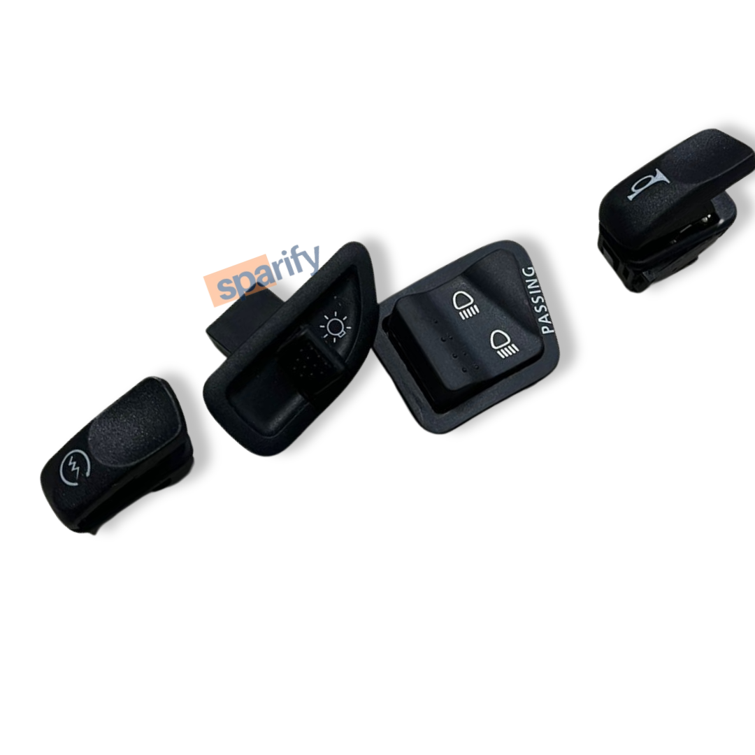 MODULAR SWITCHES FOR APRILLIA SET OF - 4 (HORN , SELF START,PASSING LIGHT SWITCH,INDICATOR SWITCH)