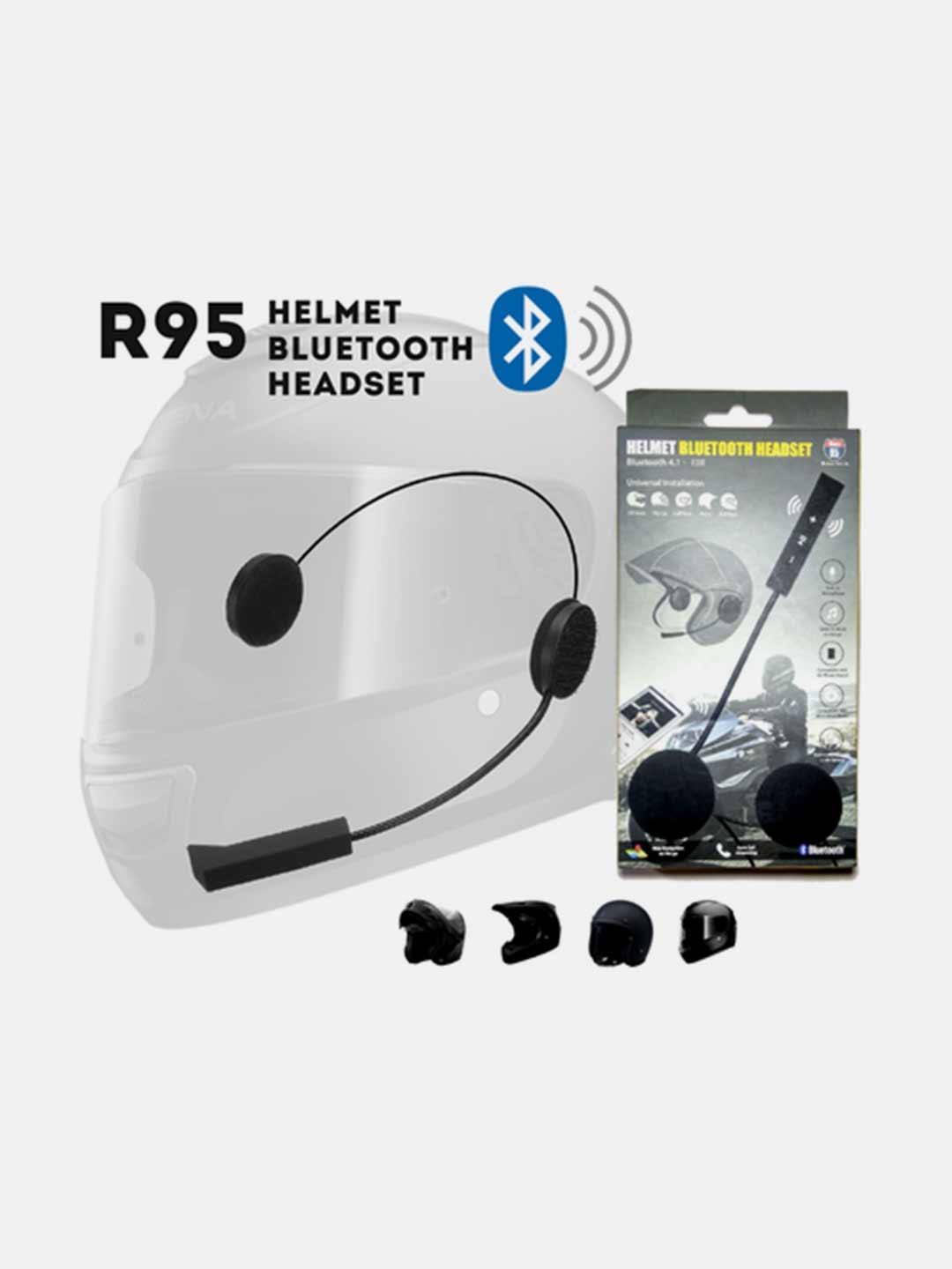 R95 Bluetooth Headset For Helmet - Moto Modz