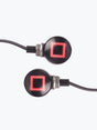 Racing Indicator Square Red - Moto Modz