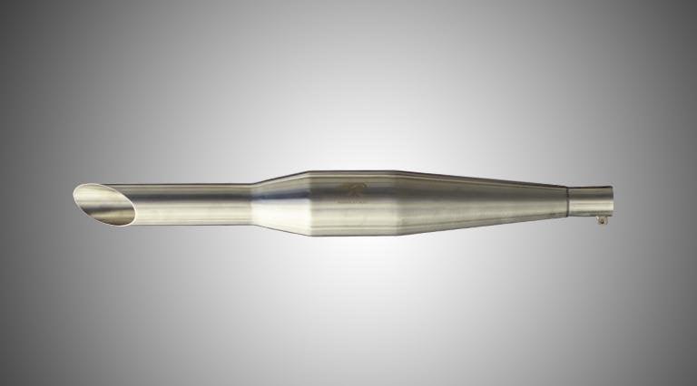 Red Rooster Performance Rumbler Exhaust- Matte Finish Unibody for - Royal Enfield Standard - Moto Modz