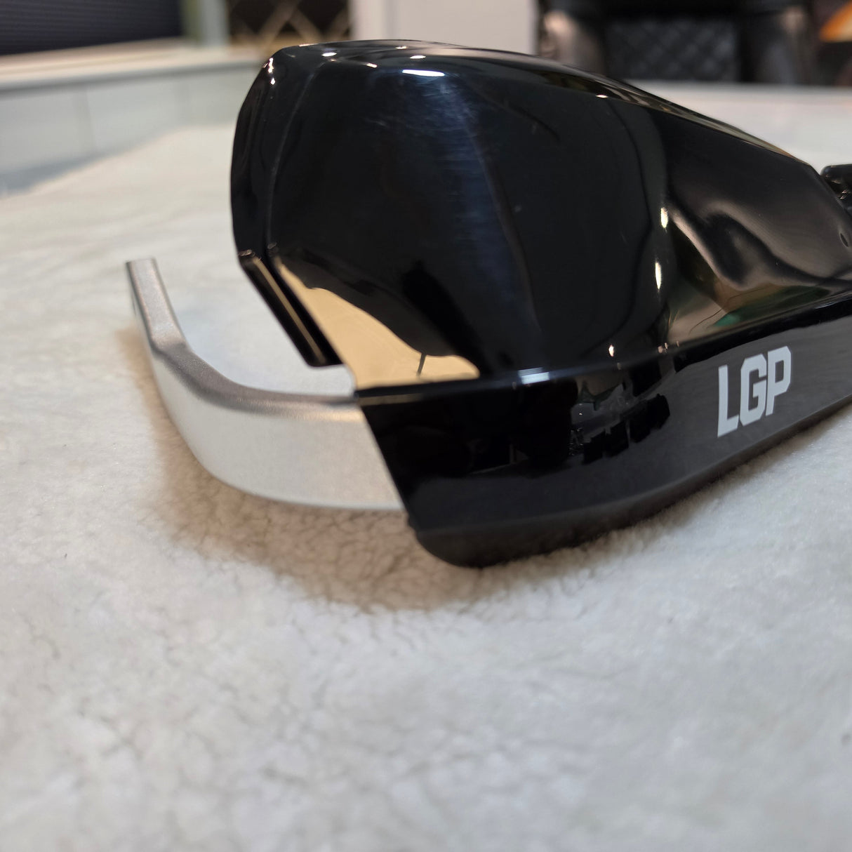 LGP Onyx Universal Motorcycle Hand Protector With Aluminium Mounts – Black