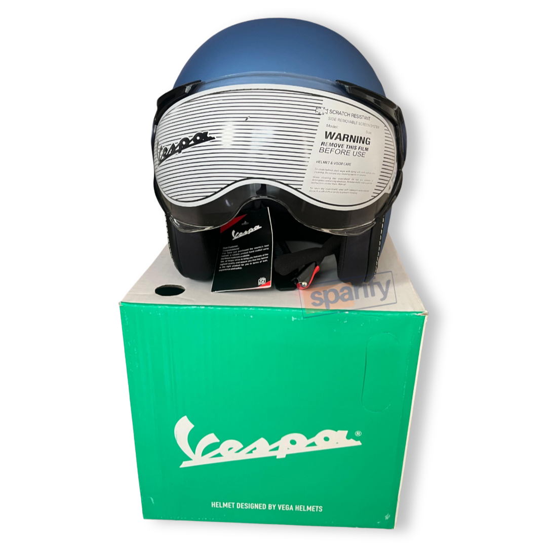 Vespa helmet - BLUE ( ORIGINAL)