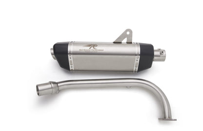 Yamaha Aerox 155 Red Rooster Luna Exhaust Matte (With bend pipe)