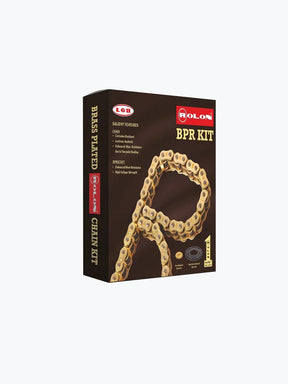 Rolon Brass Chain Sprocket Kit 393 For Hness CB350C - Moto Modz
