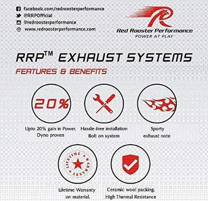 Royal Enfield Interceptor 650 Red Rooster Performance Exhaust Stellar - Moto Modz