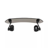 UNIVERSAL MOTORCYCLE WINDSHIELD EXTENDER (ADJUSTABLE SPOILER CLAMP ON WINDSHIELD DEFLECTOR) - SMOKE