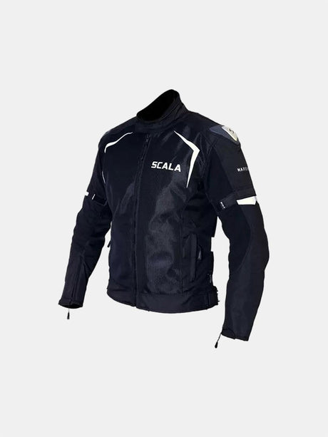 Scala Marvel V2 Black Jacket - Moto Modz