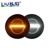 LIU HJG Minus Headlight LED 7inch 12V-80V, 110W original HJG( WITHOUT RING ) for royal enfield , mahindra thar , gypsy , harley davidson models ( 1 unit)