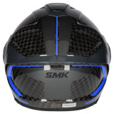 SMK Titan Carbon | Nero Carbon Black Blue Grey  | (GL256) Helmet