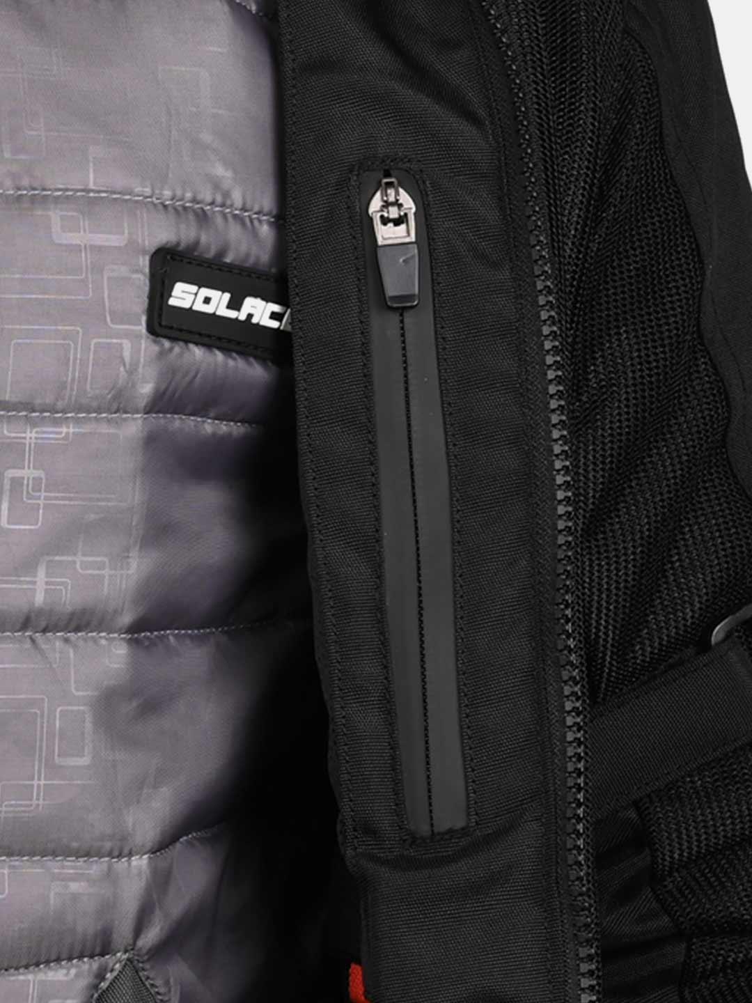 Solace Rival Urban V2 Riding Jacket(Black) - Moto Modz