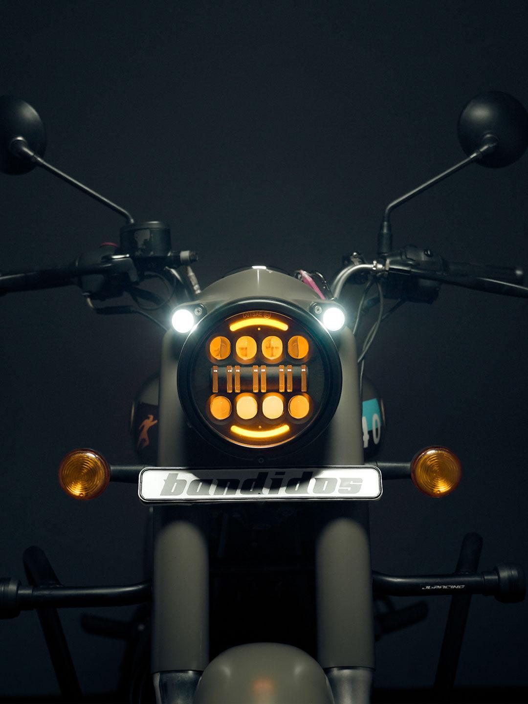 Spitfire Reborn Fire Bolt Moon Top  Headlight - Moto Modz