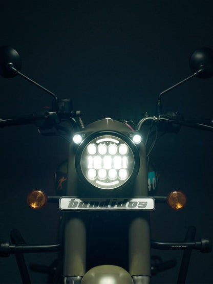Spitfire Reborn Fire Bolt Moon Top  Headlight - Moto Modz