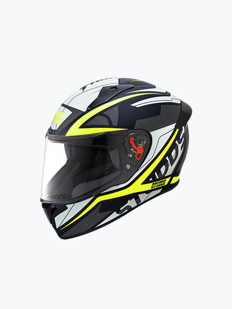 STUDDS THUNDER D4 MATT BLACK N5 YELLOW - Moto Modz