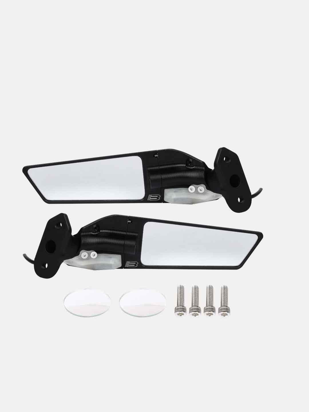 Super Stealth Rear view Mirror With Indicator For R15 V3/V4 - Moto Modz