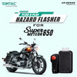 Simtac with switch hazard flasher for royal enfield super meteor 650 (RBC650-WS6)