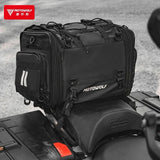 MOTOWOLF MDL0725 Expandable Motorcycle Rear Tail Seat Sling Bag 32L to 45L