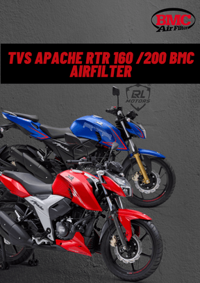 TVS Apache RTR 200 /160 BMC Air filter - Moto Modz
