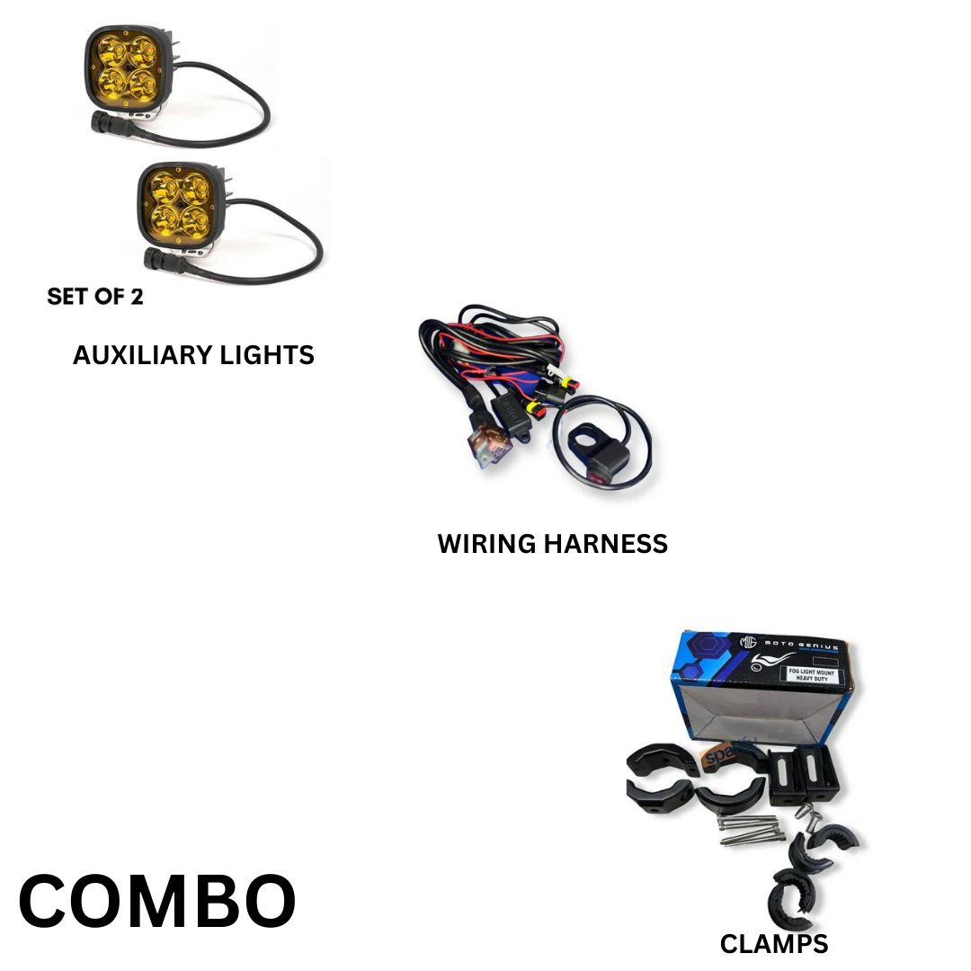 LIU HJG 60W Cree Fog light (Set of 2) with yellow filter cap - ( ORIGINAL)