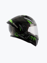 Vega Bolt Bunny Black Green - Moto Modz