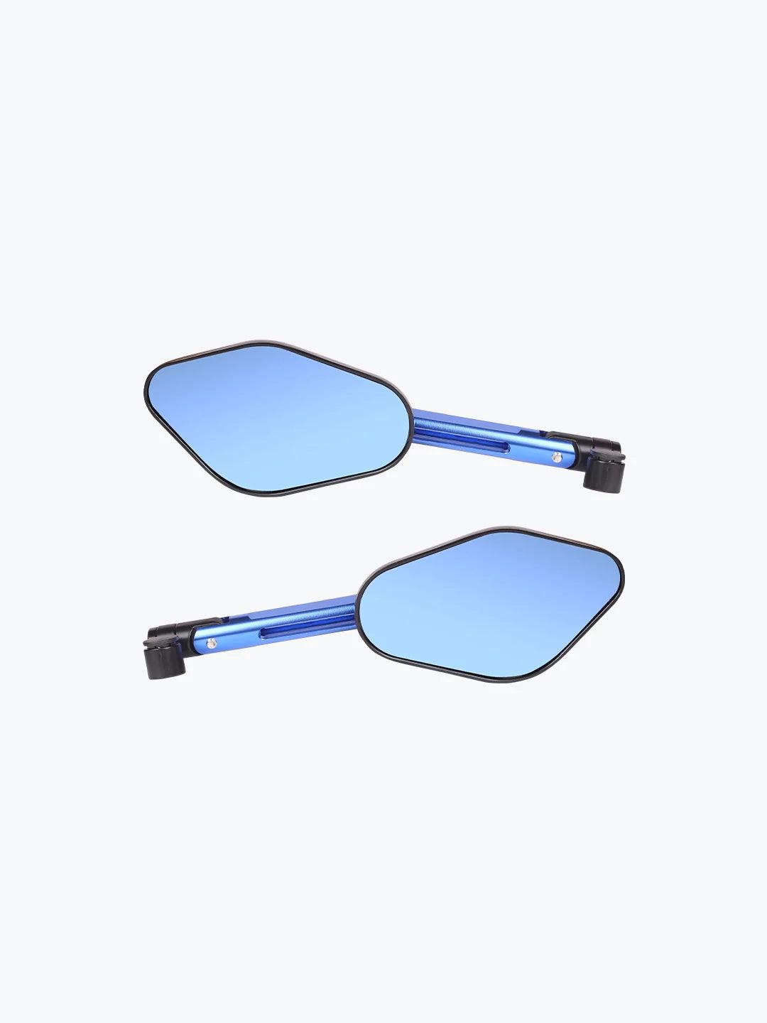 Veloce Mirror Blue LF1001-1 - Moto Modz