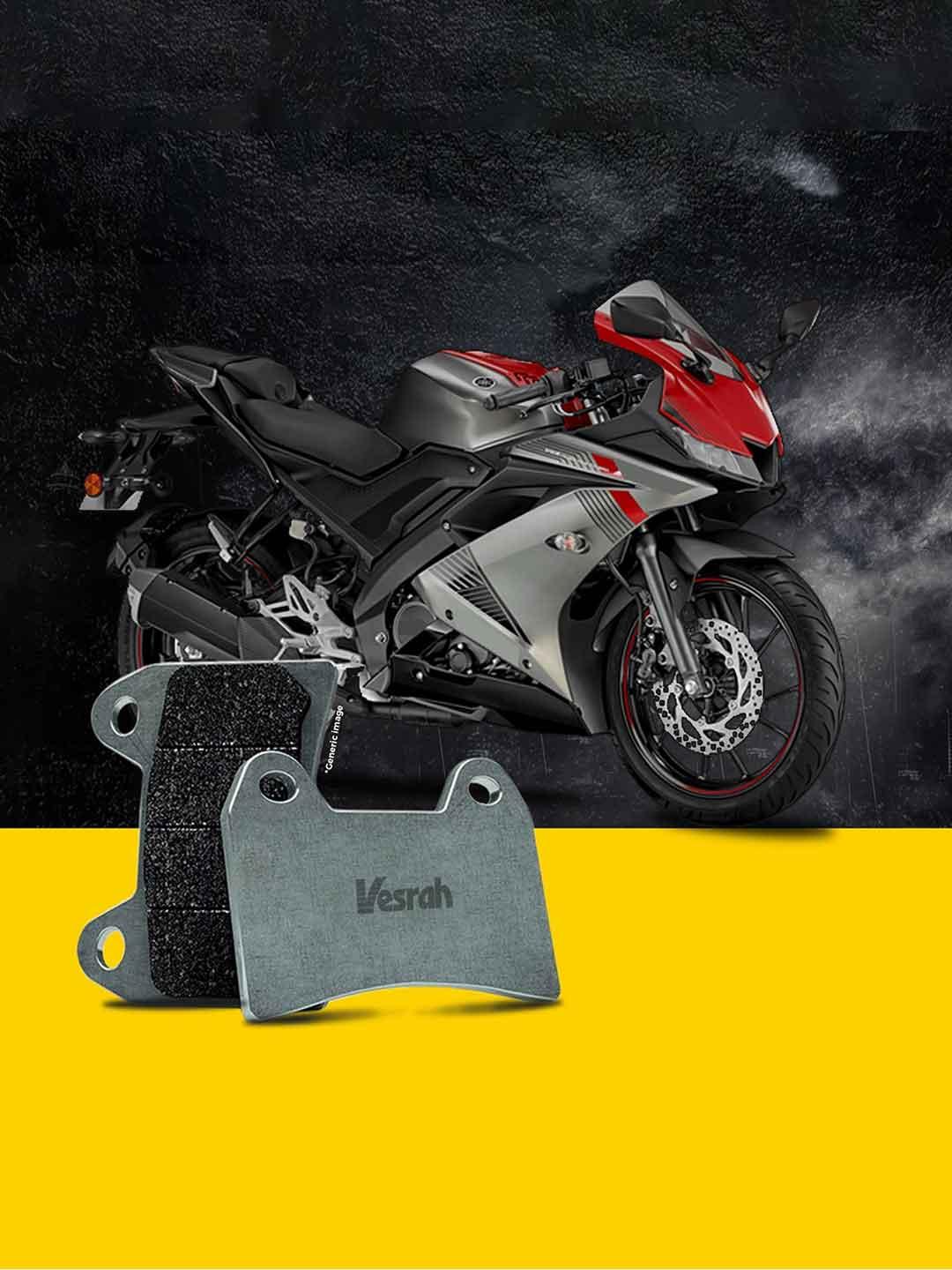 Vesrah SD432 Rear Brake Pads For Yamaha R15 v3/FZ25 - Moto Modz
