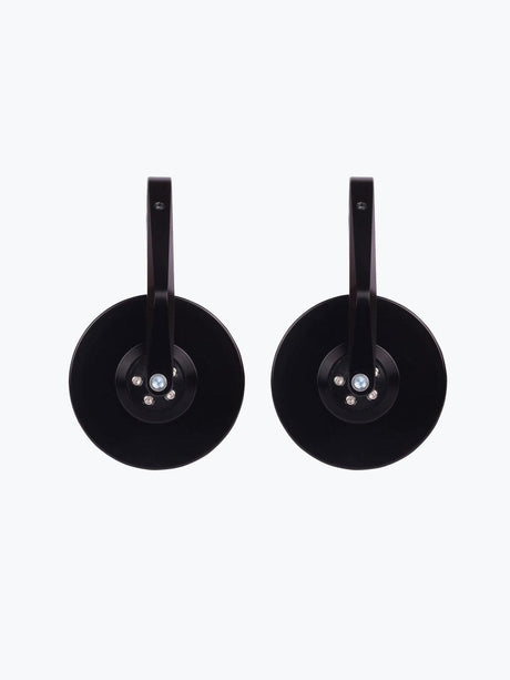 Vista CNC Round GT Mirror Black - Moto Modz