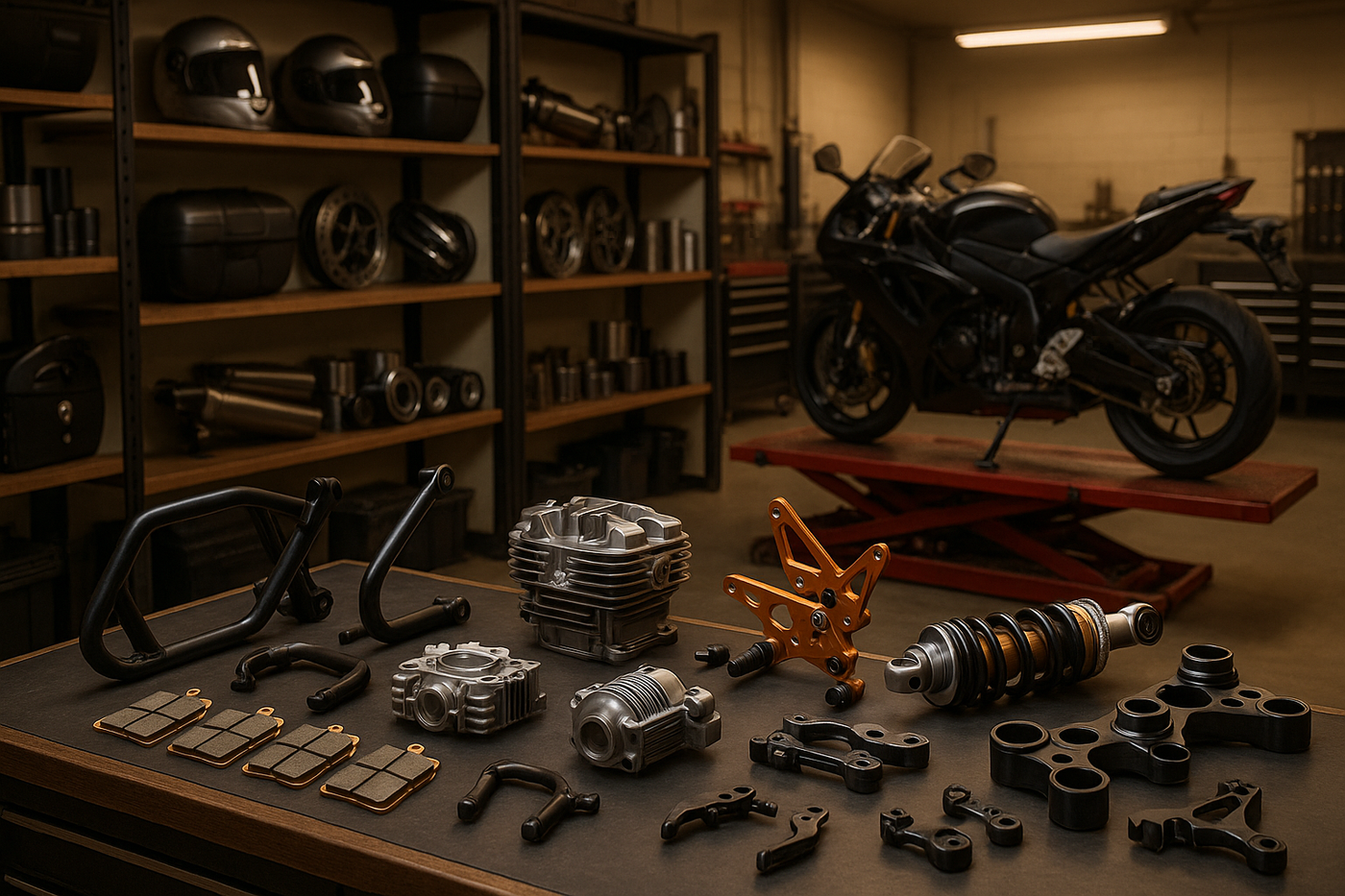 Why Choose Moto Modz - Professional motorcycle parts workshop