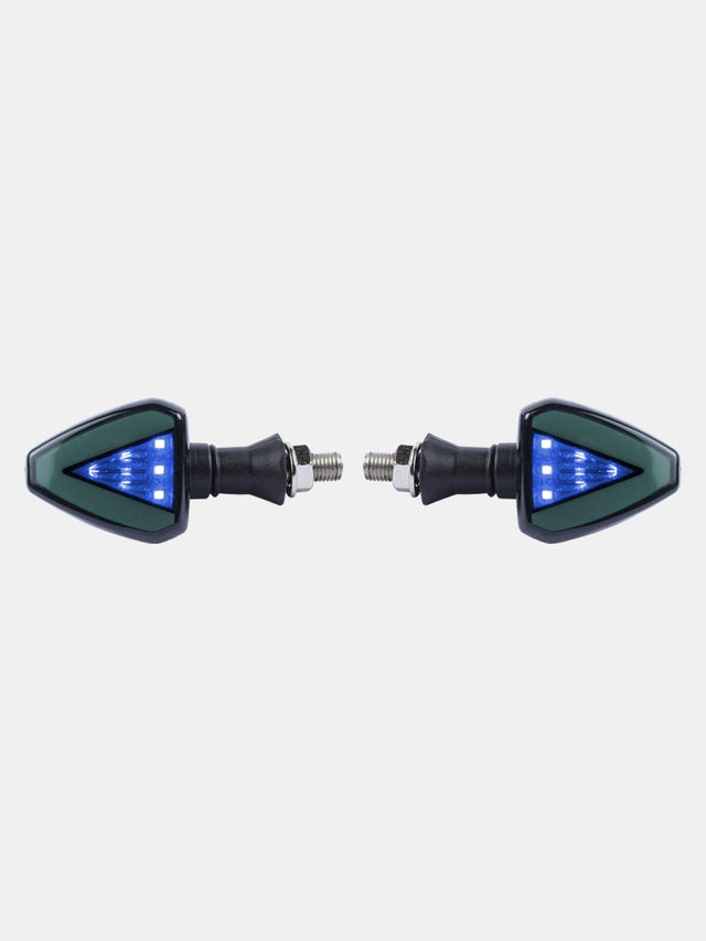 Yellow Blue Spear Indicator-D-154 - Moto Modz