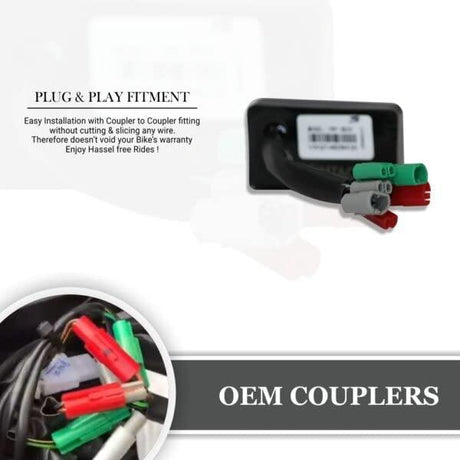 SIMTAC KTM RC,DUKE & BAJAJ DOMINAR 400,250 Compatible PNP Hazard Flasher/Adapter/Module - Moto Modz